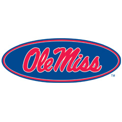 Ole Miss Red wBlue Oval